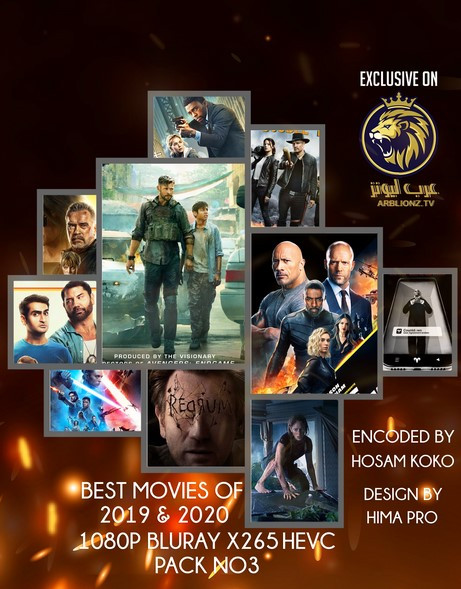 Best Movies Of 2019 & 2020 Pack No3 HEVC 1080p BluRay x265