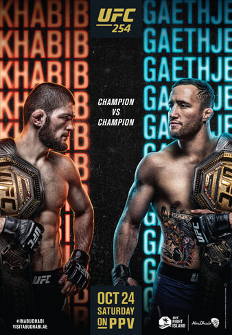 نزال حبيب الاخيرة وكلمة اعتزالة – UFC 254 Khabib vs Gaethje