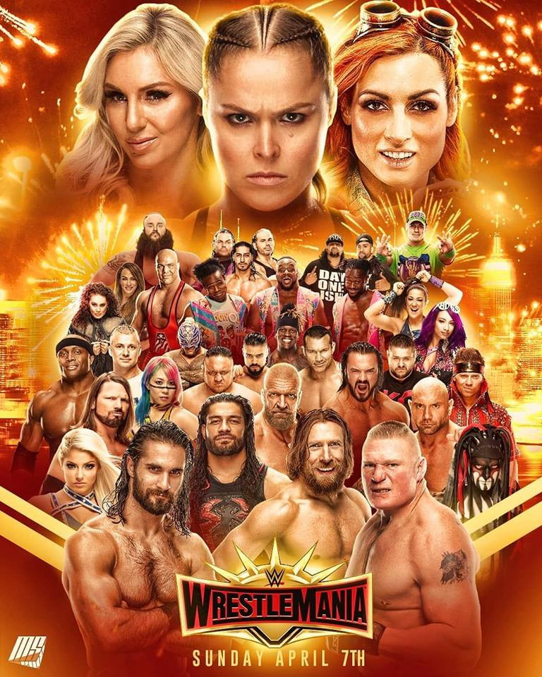 عرض WWE WrestleMania 35 2019 مترجم