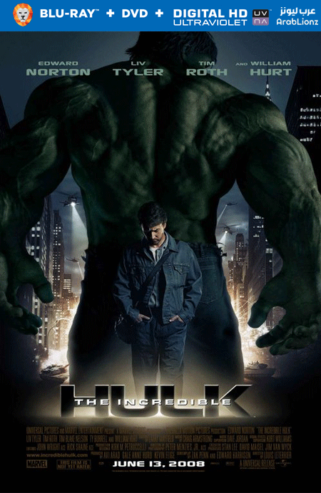 مشاهدة فيلم The Incredible Hulk 2008 مترجم اون لاين