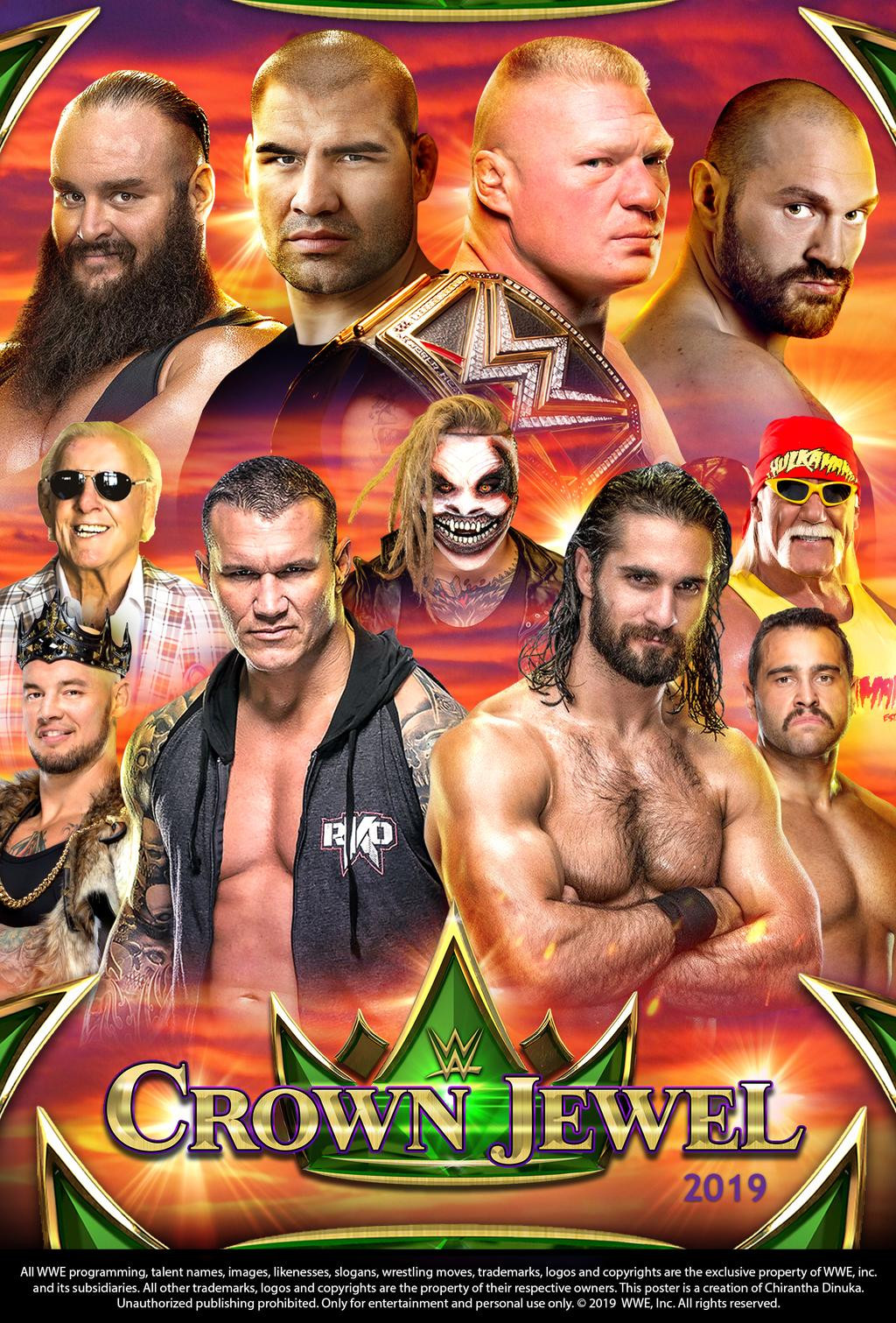 مشاهدة عرض WWE Crown Jewel 2019 مترجم