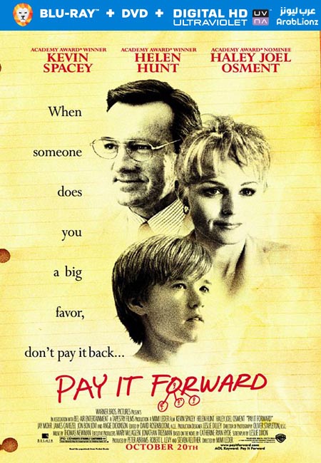 مشاهدة فيلم Pay It Forward 2000 مترجم