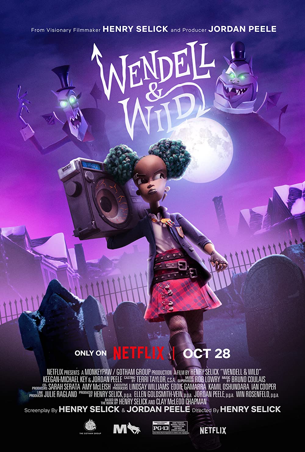 مشاهدة فيلم Wendell & Wild 2022 مترجم اون لاين