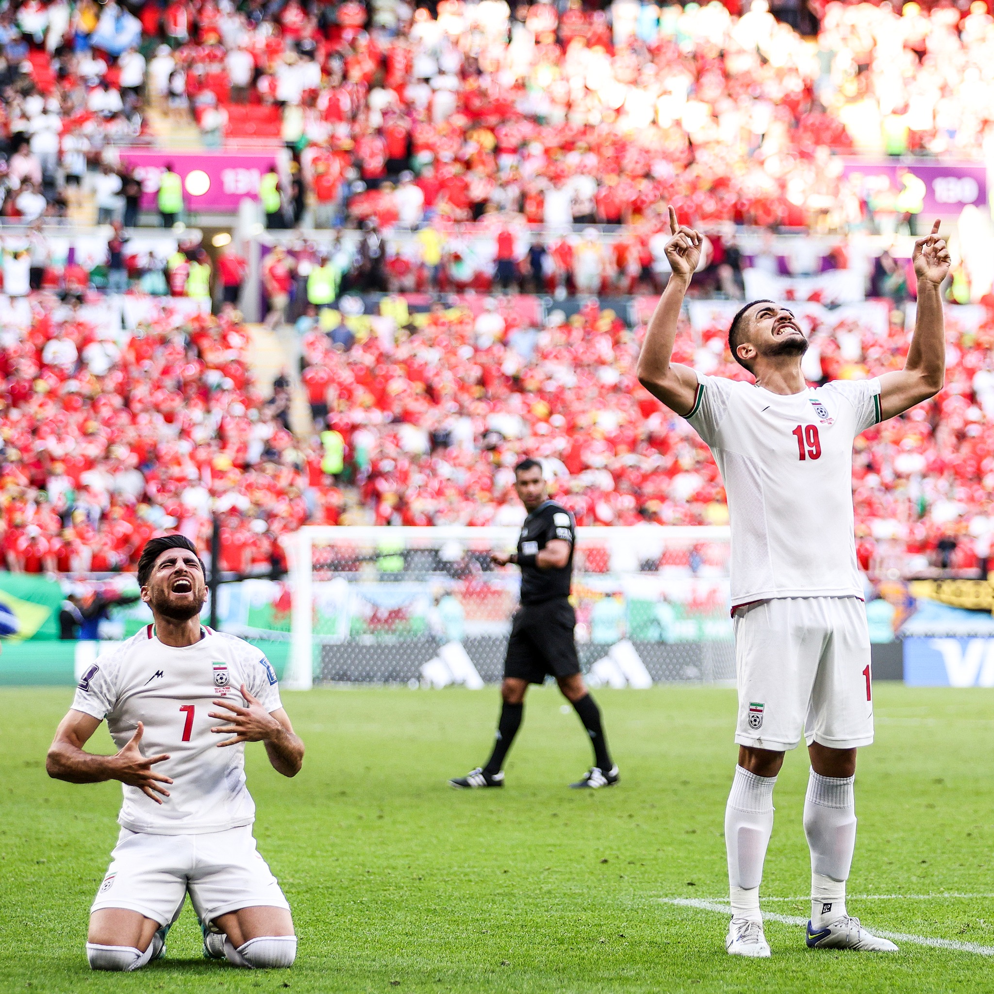 اهداف لقاء ويلز × ايران في كأس العالم 2022 قطر بتعليق علي محمد علي