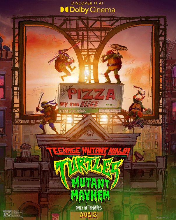 مشاهدة فيلم Teenage Mutant Ninja Turtles: Mutant Mayhem 2023 مترجم اون لاين